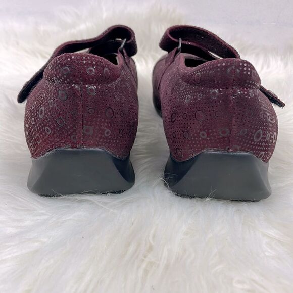 Wolky | purple Mary Jane loafers 9.0 Velcro closure - Picture 3 of 9